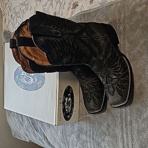 Sterling River Cowboy Boots - Black - Size 10.5